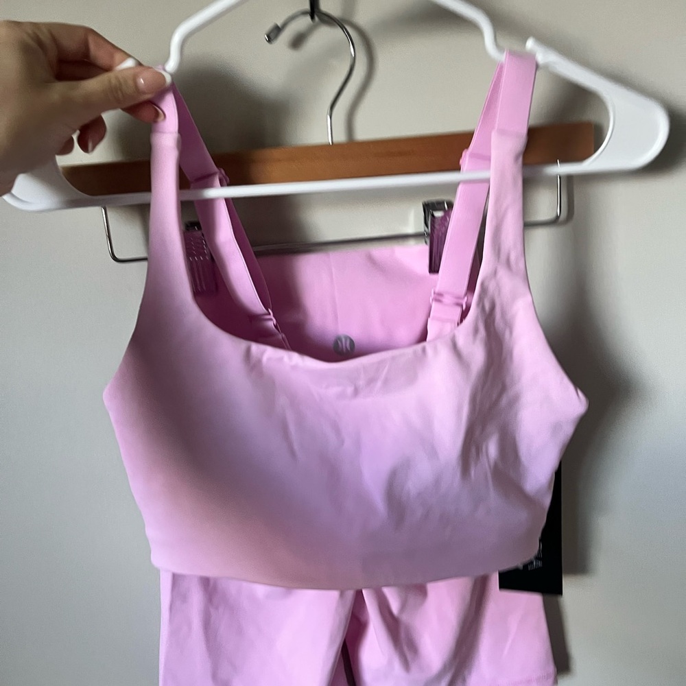NWT ASTORIA Pink Sports Bra and Leggings SET #9 - Picture 2 of 5
